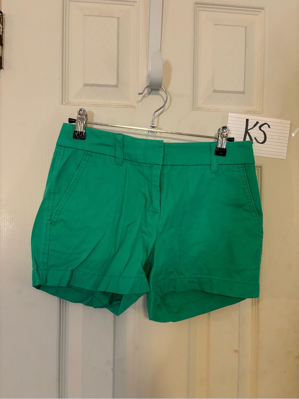J. Crew Bright Green Chino Bermuda Shorts